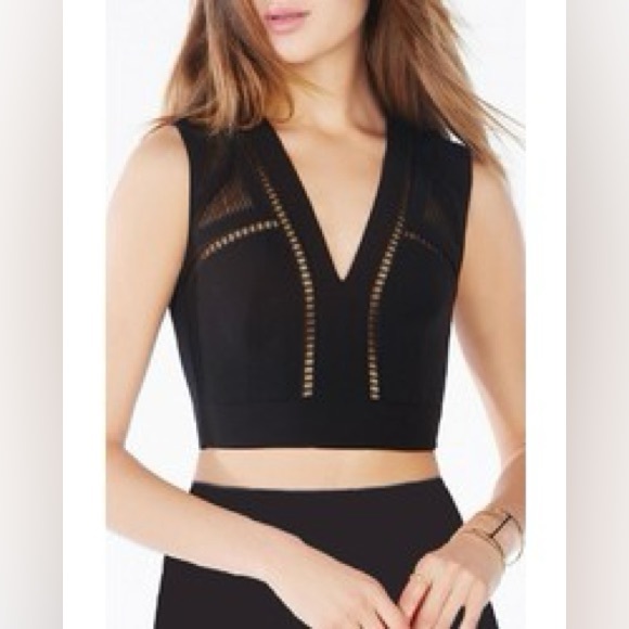 BCBGMAXAZRIA-BINX crop top - Picture 1 of 4